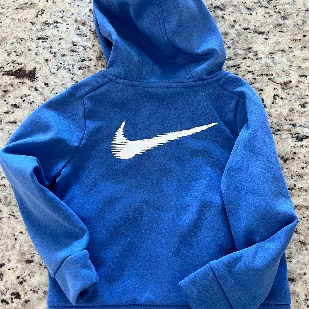Nike Kids Blue Hoodie - Picture 2 of 6